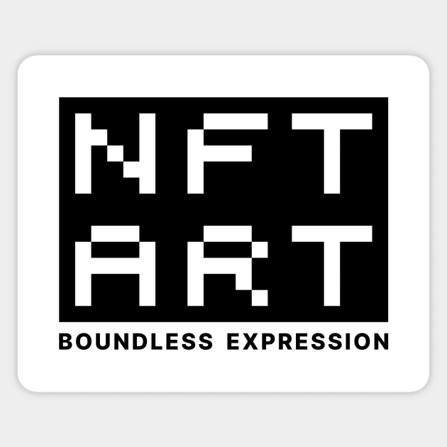 NFT ART - Boundless Expression Sticker by Magicform